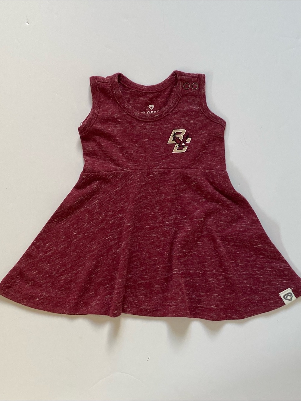 Boston College Eagles Dress Size 0 3 Months Cheerleader Swing Sundress EUC Red